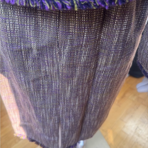 Etcetera Brown and Purple Tweed Skirt Suit - Picture 7 of 13